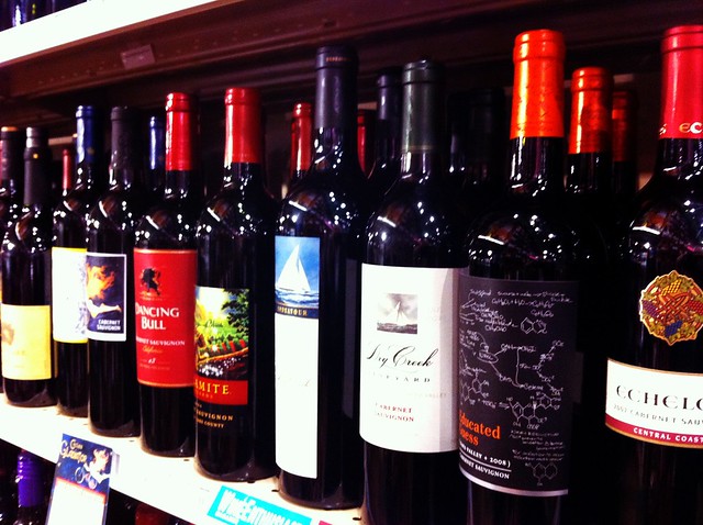 bouteilles de vin