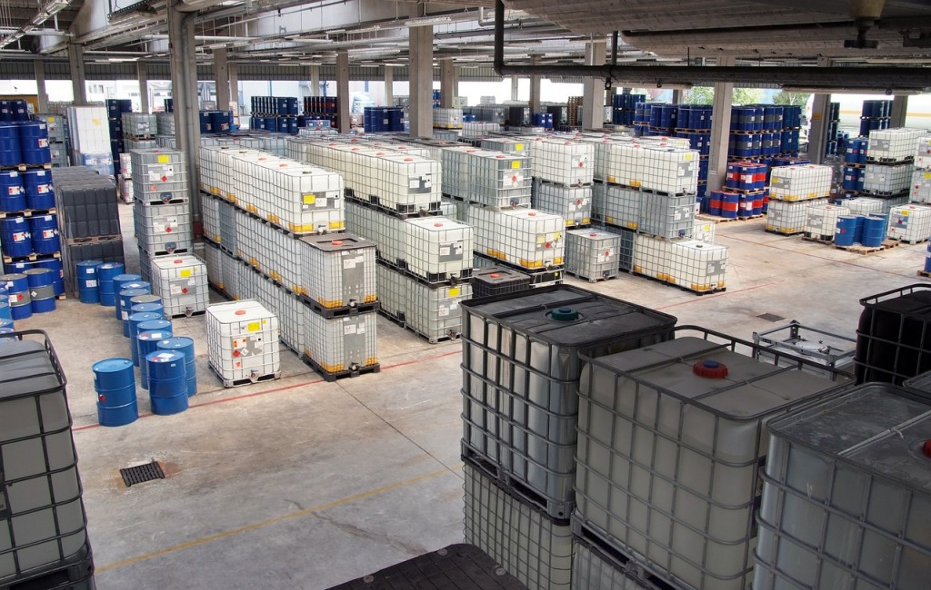 stockage de produits chimiques