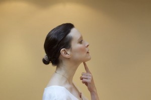 eliminer le double menton yoga visage